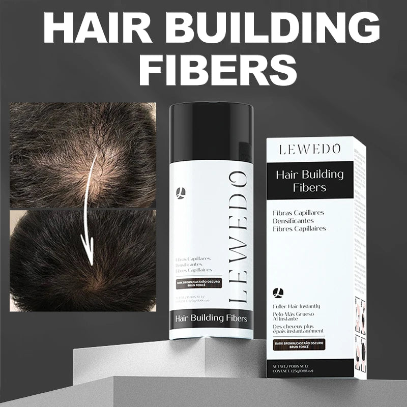 Hair Fibers Powder Instant Hair Growth Fiber Keratin Thickening Spray Applicator Hair Building Fibers Hair Loss Regrowth Powder