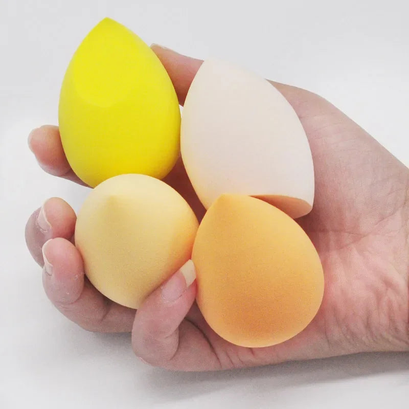 4 pcs/bag fashion make up blender cosmetic puff makeup sponge foundation powder sponge beauty tool makeup tool accessories