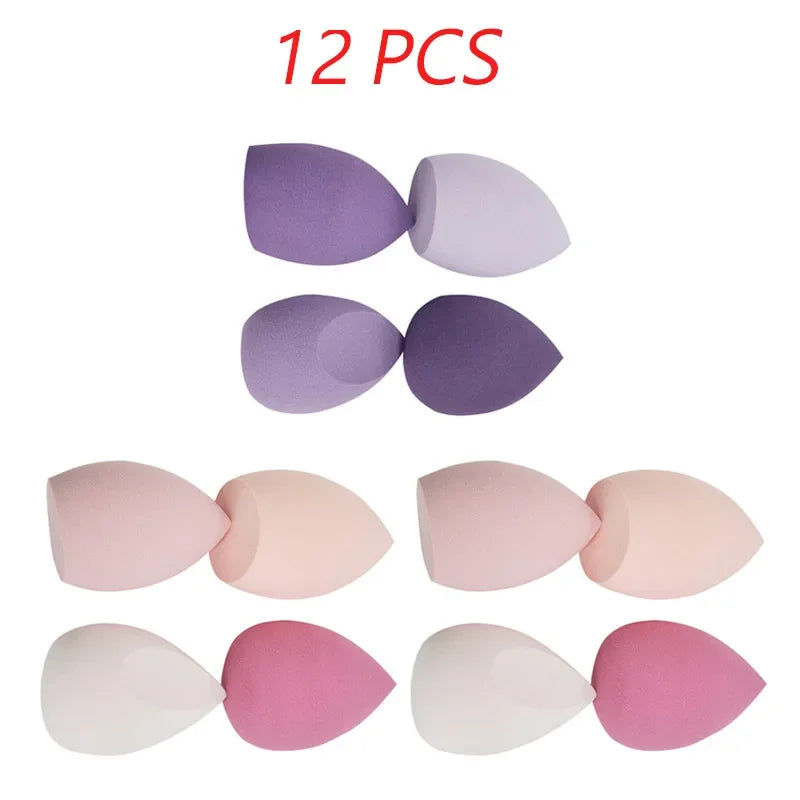 4 pcs/bag fashion make up blender cosmetic puff makeup sponge foundation powder sponge beauty tool makeup tool accessories