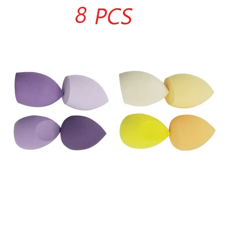 4 pcs/bag fashion make up blender cosmetic puff makeup sponge foundation powder sponge beauty tool makeup tool accessories
