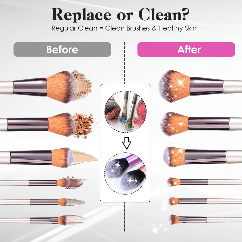 1pc Electric Makeup Brush Cleaner Machine Portable USB Makeup Brush Cleaning Tools Automatic Cleaning Makeup Brushes Beauty Tool