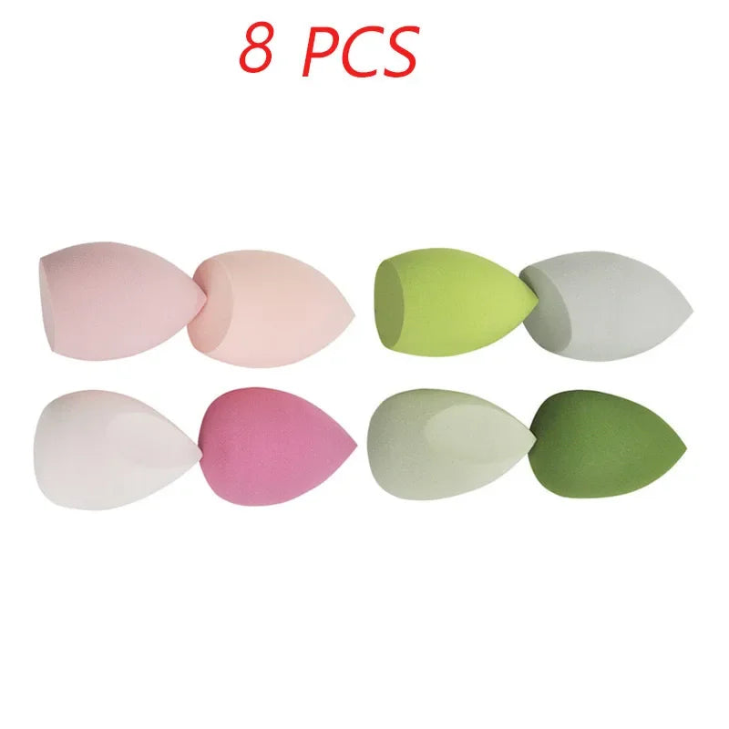 4 pcs/bag fashion make up blender cosmetic puff makeup sponge foundation powder sponge beauty tool makeup tool accessories