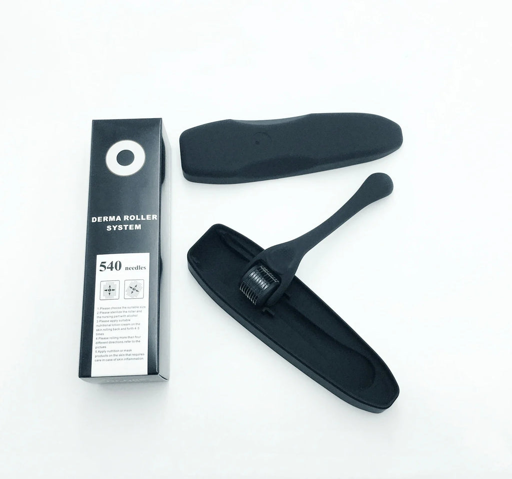 540 Micro Needles Derma Roller for Skin,Beard & Hair Growth,0.2mm\0.25mm\0.3mm,Face Roll Tool,Professional Facial Skincare Tools