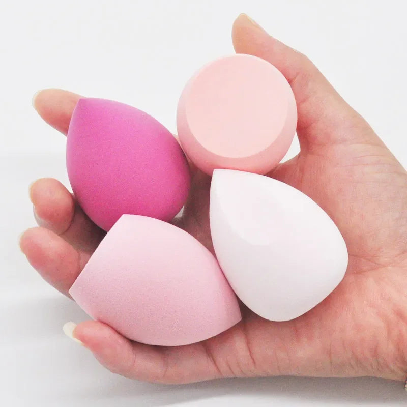 4 pcs/bag fashion make up blender cosmetic puff makeup sponge foundation powder sponge beauty tool makeup tool accessories