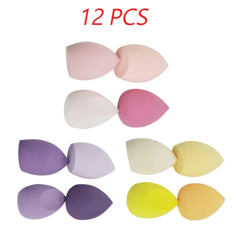 4 pcs/bag fashion make up blender cosmetic puff makeup sponge foundation powder sponge beauty tool makeup tool accessories