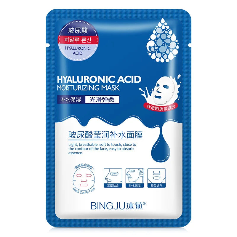 30pcs BIOAQUA skincare Face Masks Women Face skin care Sheet Mask Moisturizing Anti-wrinkle Hydrating Snail Korean Facial Mask