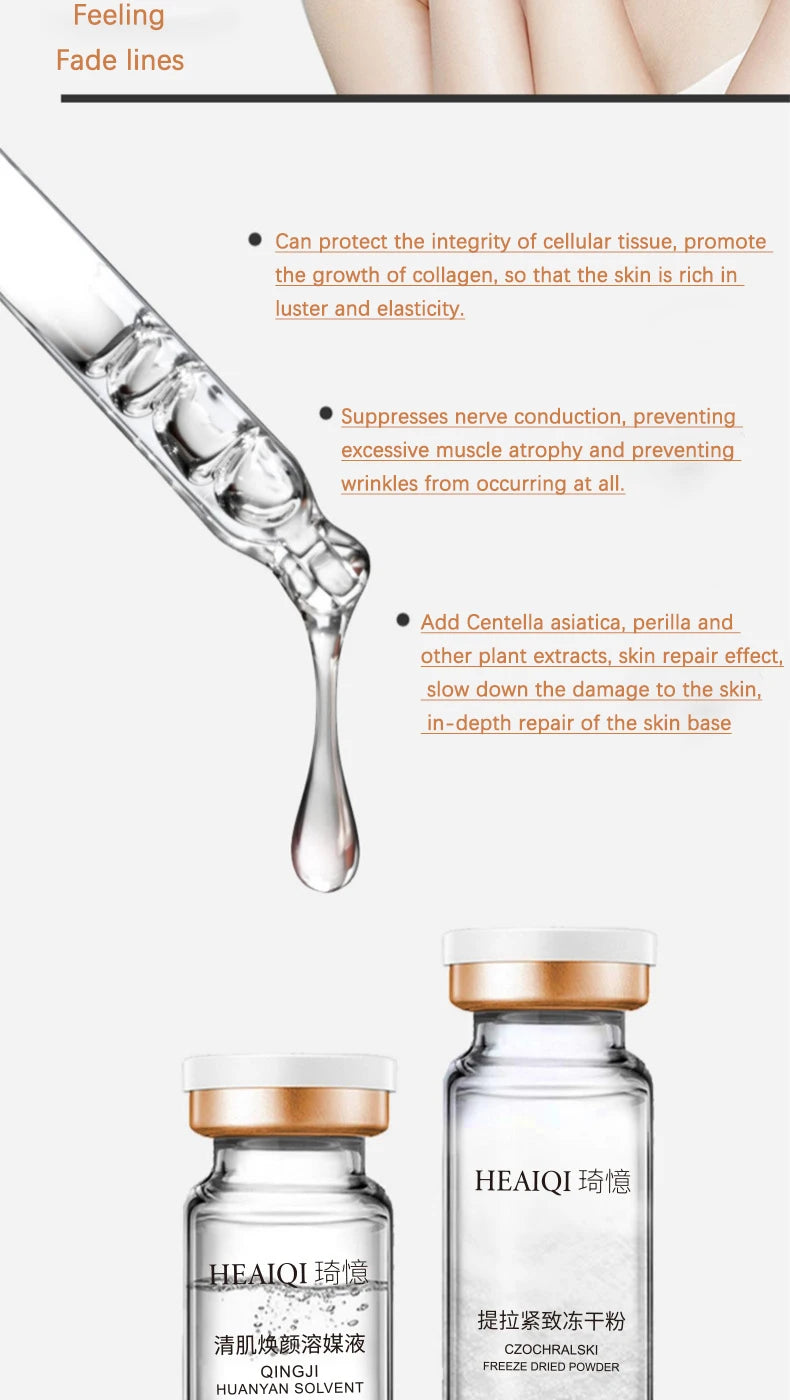 Face Collagen Peptide Hyaluronic Acid Face Mask DIY Hyaluronic acid V Face Lifting Firming Skin Rejuvenation Mask Skin Care