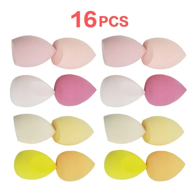 4 pcs/bag fashion make up blender cosmetic puff makeup sponge foundation powder sponge beauty tool makeup tool accessories