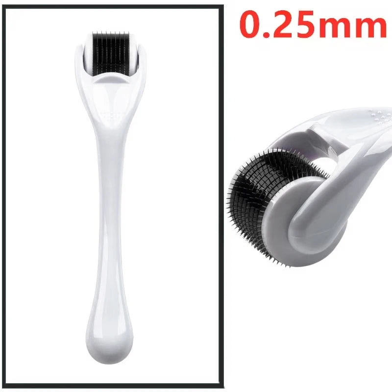 540 Micro Needles Derma Roller for Skin,Beard & Hair Growth,0.2mm\0.25mm\0.3mm,Face Roll Tool,Professional Facial Skincare Tools