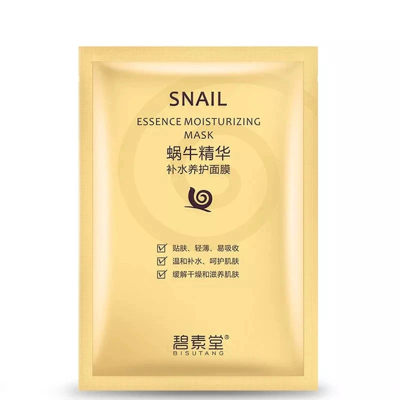 30pcs BIOAQUA skincare Face Masks Women Face skin care Sheet Mask Moisturizing Anti-wrinkle Hydrating Snail Korean Facial Mask
