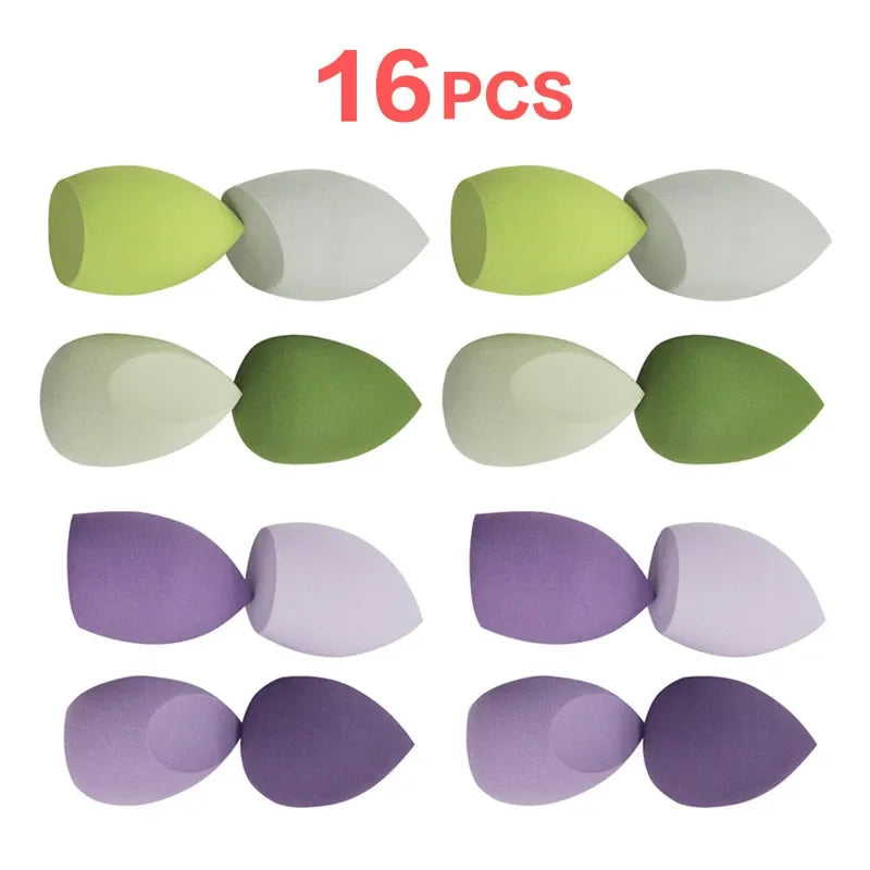 4 pcs/bag fashion make up blender cosmetic puff makeup sponge foundation powder sponge beauty tool makeup tool accessories