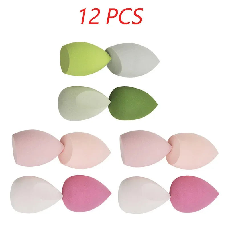 4 pcs/bag fashion make up blender cosmetic puff makeup sponge foundation powder sponge beauty tool makeup tool accessories