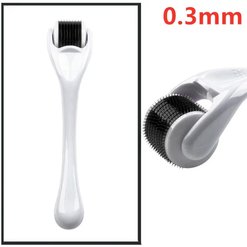 540 Micro Needles Derma Roller for Skin,Beard & Hair Growth,0.2mm\0.25mm\0.3mm,Face Roll Tool,Professional Facial Skincare Tools