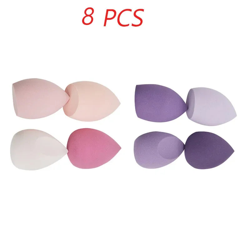 4 pcs/bag fashion make up blender cosmetic puff makeup sponge foundation powder sponge beauty tool makeup tool accessories