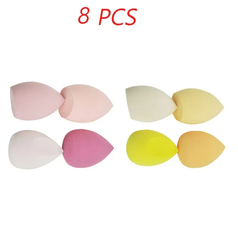 4 pcs/bag fashion make up blender cosmetic puff makeup sponge foundation powder sponge beauty tool makeup tool accessories
