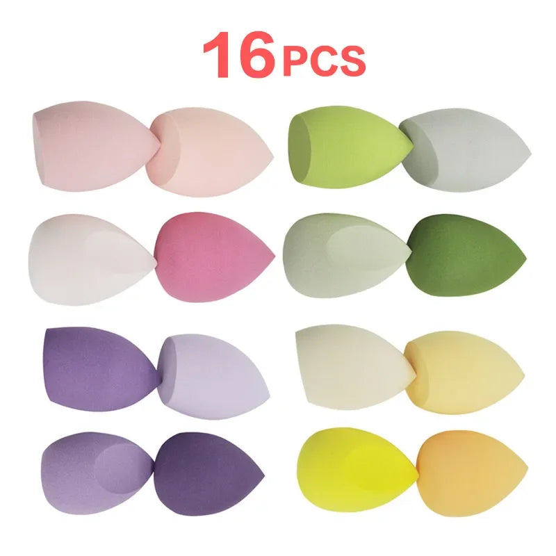 4 pcs/bag fashion make up blender cosmetic puff makeup sponge foundation powder sponge beauty tool makeup tool accessories
