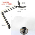 New arrival 10X Illuminated Magnifier  80 LED Magnifying Glass for Soldering Iron Repair/Table Lamp/Skincare Beauty Tool