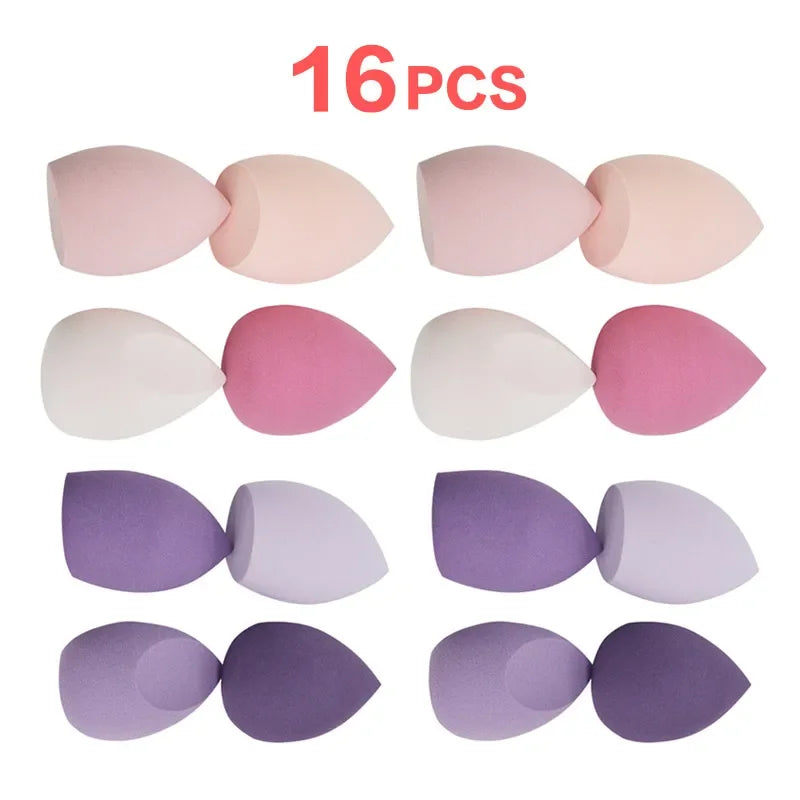 4 pcs/bag fashion make up blender cosmetic puff makeup sponge foundation powder sponge beauty tool makeup tool accessories