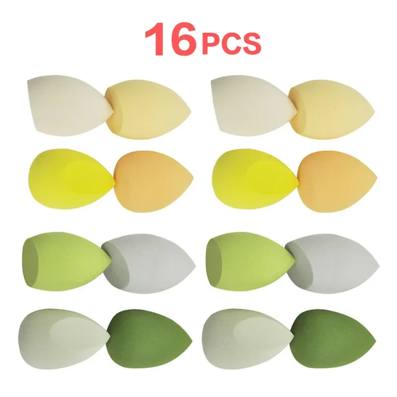 4 pcs/bag fashion make up blender cosmetic puff makeup sponge foundation powder sponge beauty tool makeup tool accessories