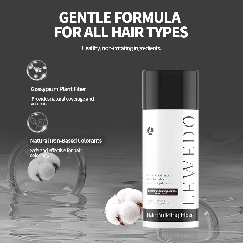Hair Fibers Powder Instant Hair Growth Fiber Keratin Thickening Spray Applicator Hair Building Fibers Hair Loss Regrowth Powder
