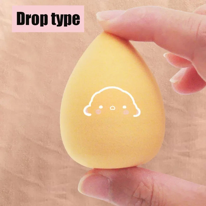 4 pcs/bag fashion make up blender cosmetic puff makeup sponge foundation powder sponge beauty tool makeup tool accessories