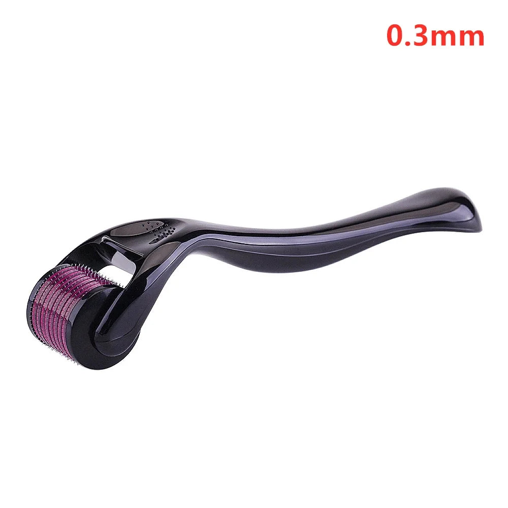540 Micro Needles Derma Roller for Skin,Beard & Hair Growth,0.2mm\0.25mm\0.3mm,Face Roll Tool,Professional Facial Skincare Tools