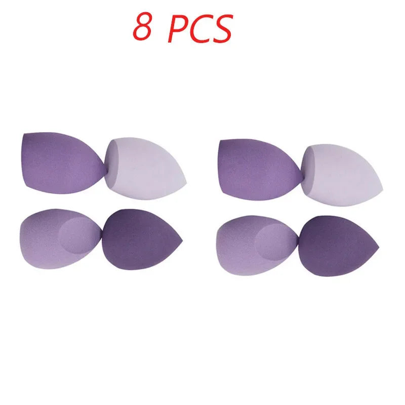 4 pcs/bag fashion make up blender cosmetic puff makeup sponge foundation powder sponge beauty tool makeup tool accessories