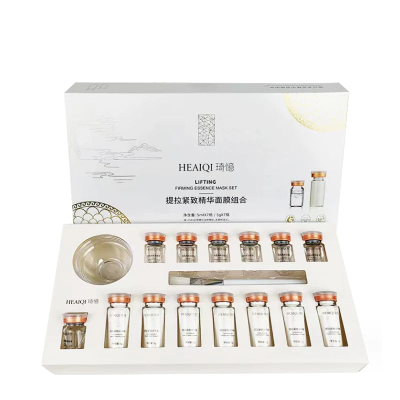 Face Collagen Peptide Hyaluronic Acid Face Mask DIY Hyaluronic acid V Face Lifting Firming Skin Rejuvenation Mask Skin Care