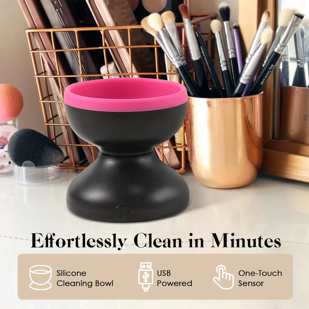 1pc Electric Makeup Brush Cleaner Machine Portable USB Makeup Brush Cleaning Tools Automatic Cleaning Makeup Brushes Beauty Tool