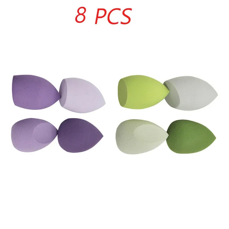 4 pcs/bag fashion make up blender cosmetic puff makeup sponge foundation powder sponge beauty tool makeup tool accessories