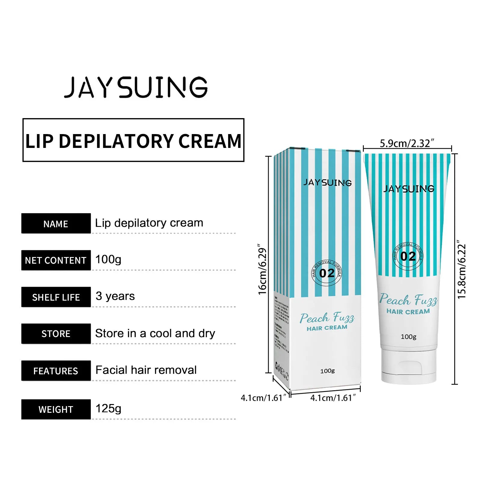 Facial Hair Remover Cream Lip Painless Depilatory Hair Growth Inhibitor Gentle Soothing Moisturizing Permanent Epilator Cream